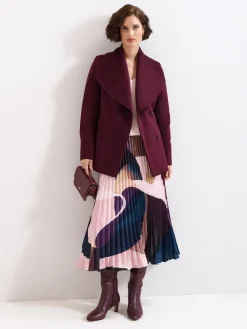 Phase Eight Red Nicci Short Coat Discount