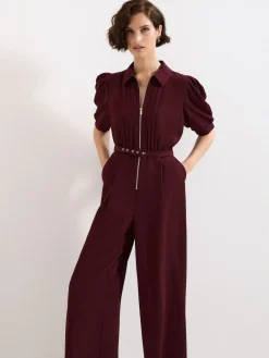 Phase Eight Red Petite Candice Jumpsuit Clearance