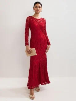 Phase Eight Red Phoenix Maxi Dress New