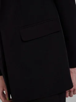 PIECES Black Tailored Blazer Sale