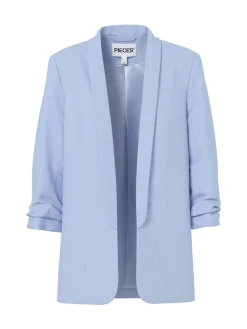 PIECES Blue 3/4 Sleeve Blazer Best