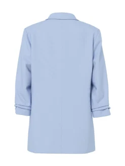 PIECES Blue 3/4 Sleeve Blazer Best