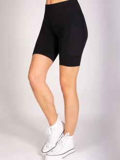 Pineapple Black Active Stretch Pocket Cycling Shorts Online