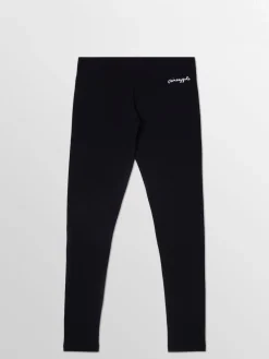 Pineapple Black Petite Womens Wide Waistband Leggings Best