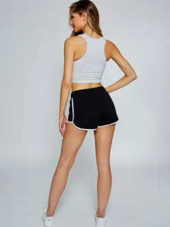 Pineapple Black Sweat Shorts Outlet