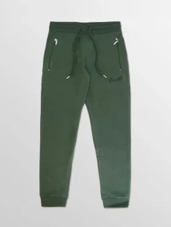 Pineapple Forest Green Skinny Zip Joggers Outlet