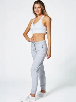 Pineapple Light Grey Skinny Zip Joggers Sale