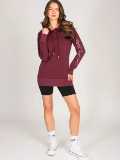 Pineapple Red Longline Hoodie New