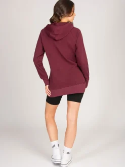 Pineapple Red Longline Hoodie New