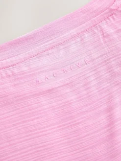 Next Active Crew Neck Lightweight Short Sleeve T-Shirt Pink Best