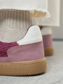 Next Pink Cord Forever Comfort® Lace-Up Trainers Hot