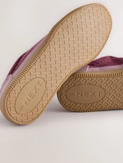 Next Pink Cord Forever Comfort® Lace-Up Trainers Hot