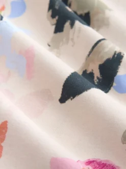 Next Pink Floral Short Sleeve Pyjamas