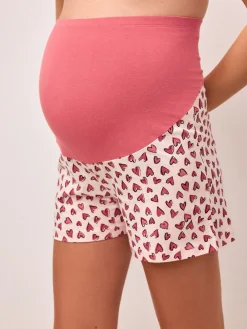Next Pink Heart Maternity Short Set Pyjamas Best