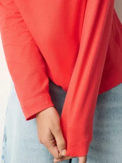 Next Long Sleeve Crew Neck T-Shirts 5 Pack Pink New