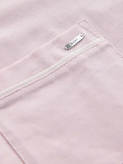 Next Maternity Jersey Button Through Pyjamas Pink