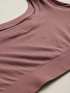 Next N.Premium Super Soft Seamless Crop Bra Pink