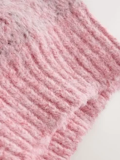 Next Pink Strawberry Sleeveless Knitted Tank Top With Wool Hot