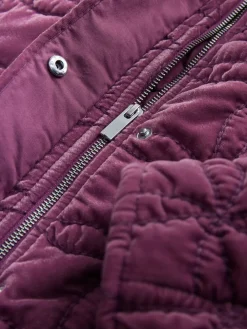 Next Velvet Quilted Jacket Pink Outlet