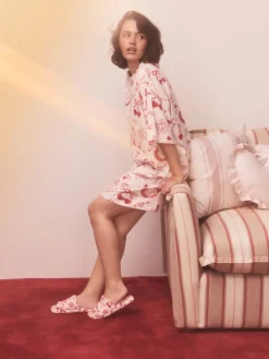 Next Nightie Pink/Red Heart Outlet