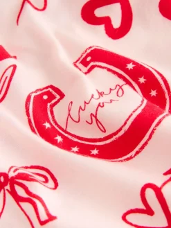 Next Nightie Pink/Red Heart Outlet