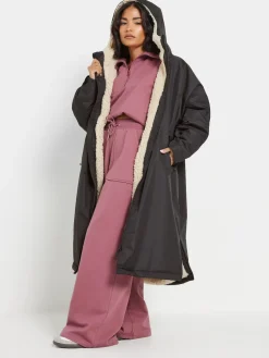 PixieGirl Petite Black Fleece Lined Changing Robe Hot