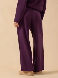 PixieGirl Petite Microfleece Wide Leg Joggers Red Best