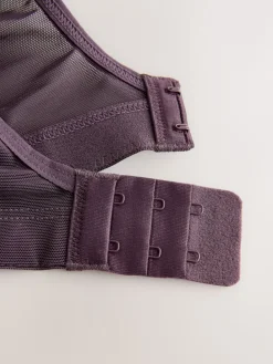 Next DD+ Non Pad Full Cup Dry Tech High Impact Sports Bra Plum Purple Online