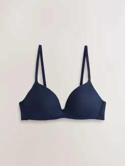 Next A-E Push Up Padded Non Wired Smoothing Bras 2 Pack Plum Purple/Navy Discount