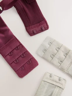 Next Non Pad Plunge High Shine Bra Plum/Green Sale