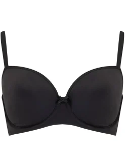 Pour Moi Black Balcony Definitions Bra Discount