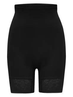 Pour Moi Effortless Tummy Control Thigh Slimmer Shapewear Black Best