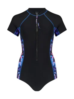 Pour Moi Black Energy Short Sleeve Swimsuit Outlet