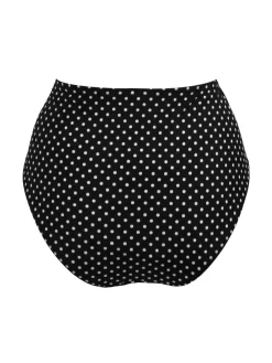 Pour Moi High Waist Sicily Bikini Bottoms Black New