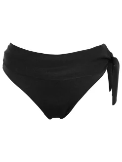 Pour Moi Roll Top St Kitts Bikini Bottoms Black Hot