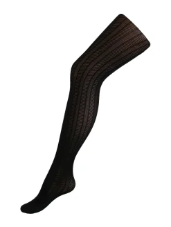 Pour Moi Black Stripe Lace Tights Outlet