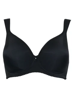 Pour Moi Tropez Full Coverage Memory Foam T-Shirt Bra Black Clearance