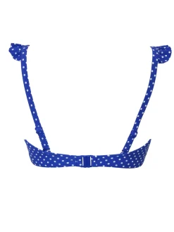 Pour Moi Padded Sicily Longline Underwired Bikini Top Blue Discount