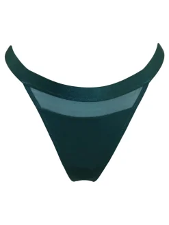 Pour Moi India High Leg Thong Green Best