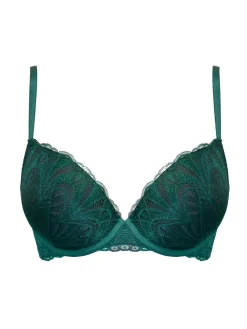 Pour Moi Green Push Up New Romance Bra Outlet
