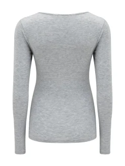 Pour Moi Grey Long Sleeve Second Skin Thermal Hot