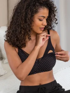 Pour Moi Love to Lounge Cotton Nursing Bra Natural Best