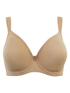 Pour Moi Tropez Full Coverage Memory Foam T-Shirt Bra Natural Sale