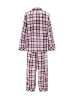 Pour Moi Cosy Check Brushed Cotton Pyjamas Gift Set Pink Best