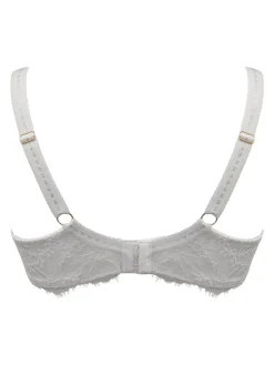 Pour Moi Padded Bliss Printed Mesh Side Support Bra Pink Outlet