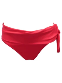 Pour Moi Roll Top St Kitts Bikini Bottoms Red Best