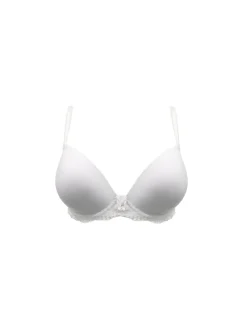 Pour Moi Push Up Fleur Balconette Bra White Best