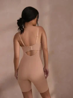 Next DD+ Minimising Bandeau Tummy Control Thigh Smoother Praline Nude Discount