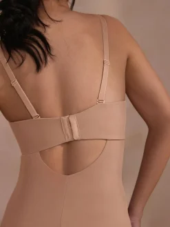 Next DD+ Minimising Bandeau Tummy Control Thigh Smoother Praline Nude Discount