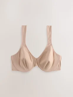 Next DD+ Supersoft Comfort Padded Strap Minimising Full Cup Bra Praline Nude Sale